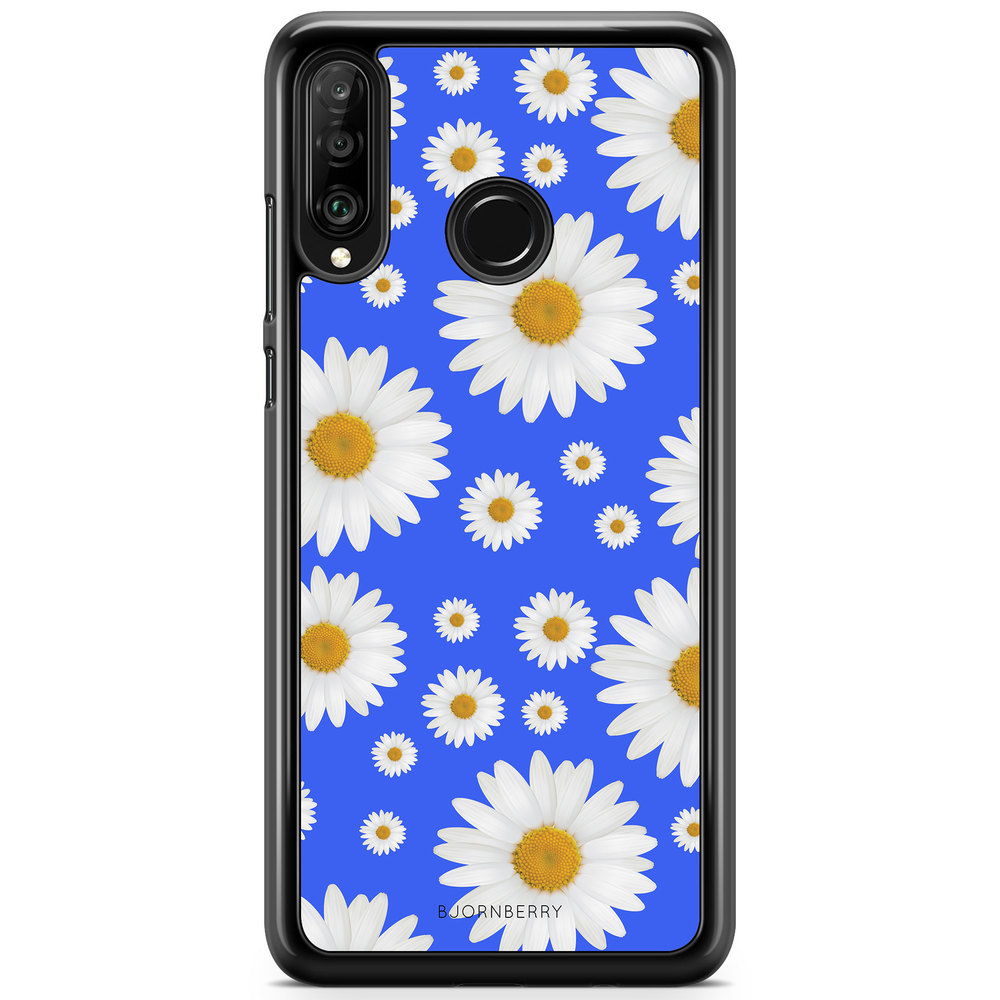 Huawei P30 Lite Case - Blue Daisy Flowers