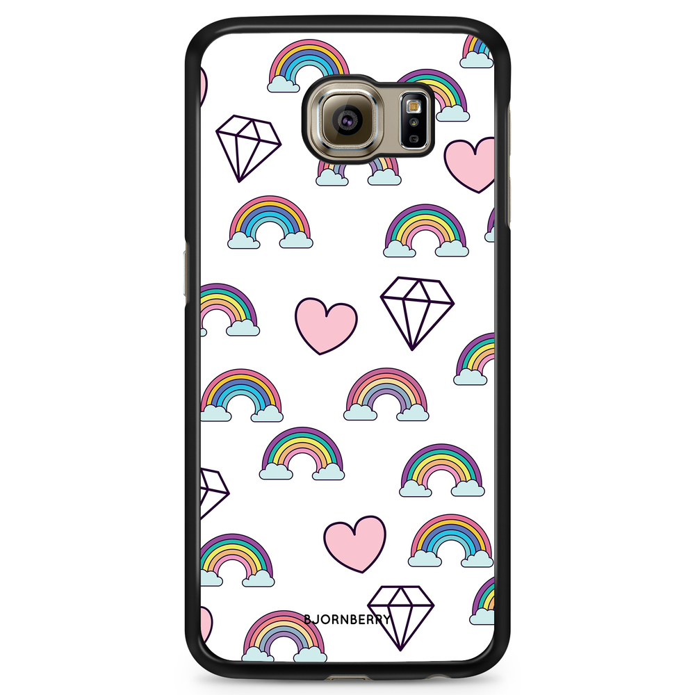 Samsung Galaxy S6 Edge+ Case - Rainbows & Diamonds