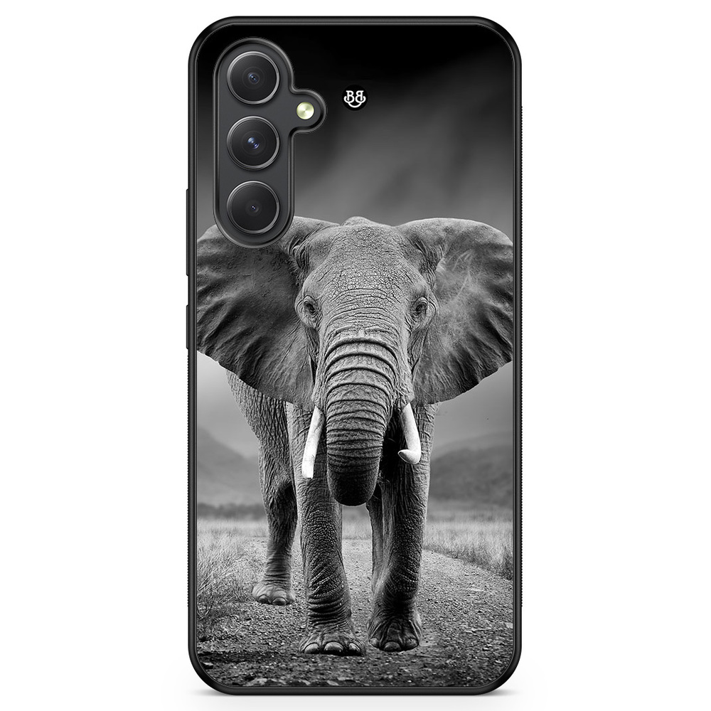 Samsung Galaxy A54 5G Case - Black/white Elephant