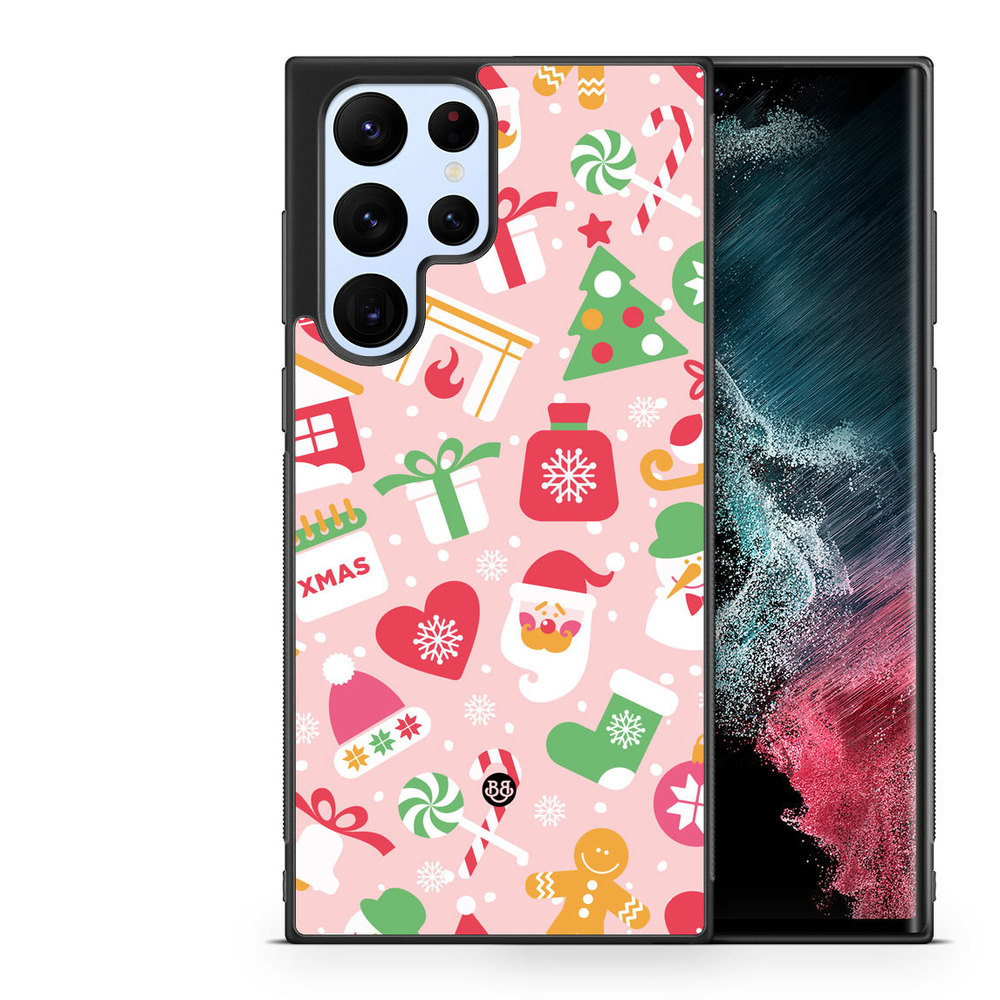 Samsung Galaxy S23 Ultra 5G Case - Pink Christmas
