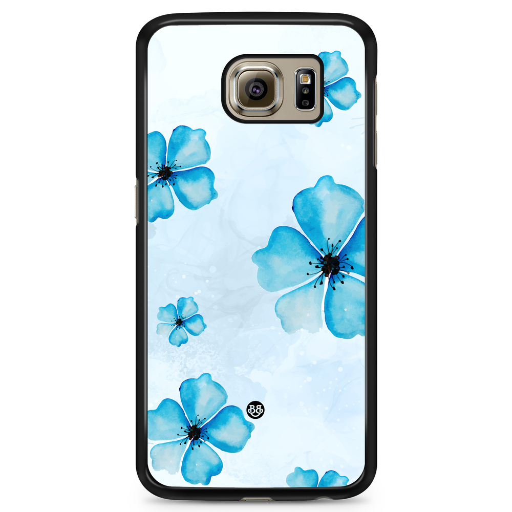Samsung Galaxy S6 Case - WILD BLOOM - Blue Bloom