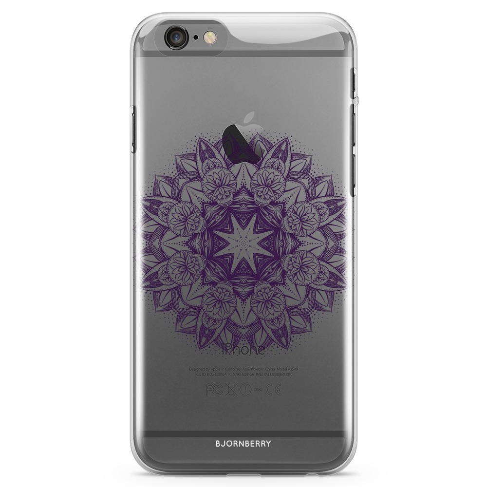iPhone 6/6s TPU Case - Purple Mandala
