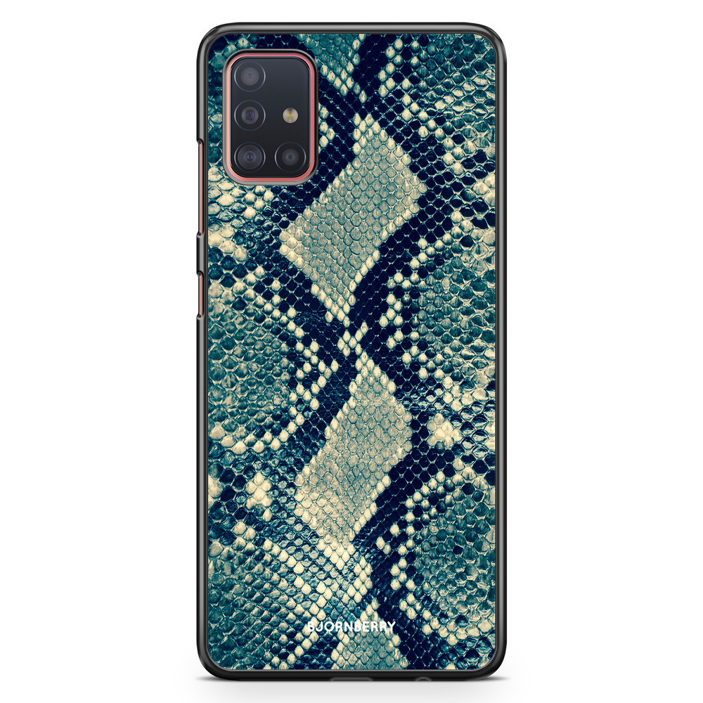 Samsung Galaxy A51 Case - Blue Snakeskin