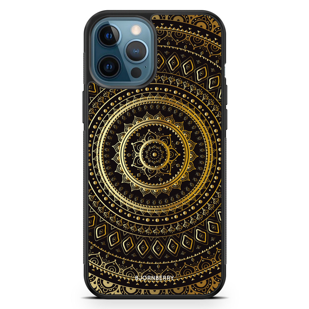 iPhone 12 Pro Case - Gold Mandala