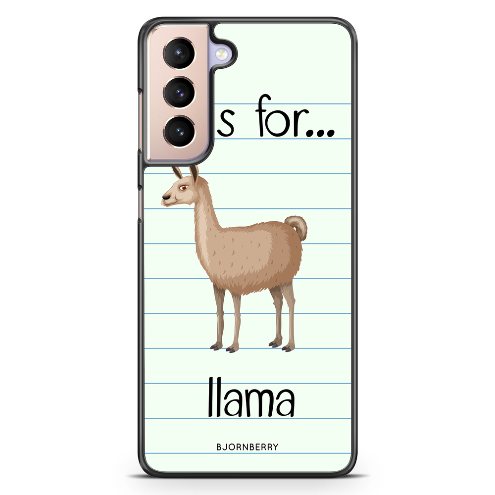 Samsung Galaxy S21 Case - L Is For Llama