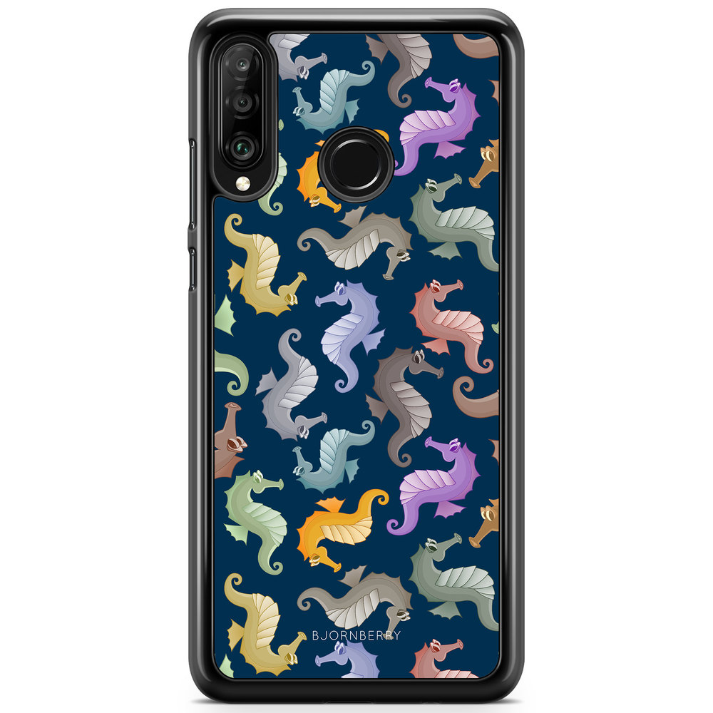 Huawei P30 Lite Skal - Tecknade Sjöhästar