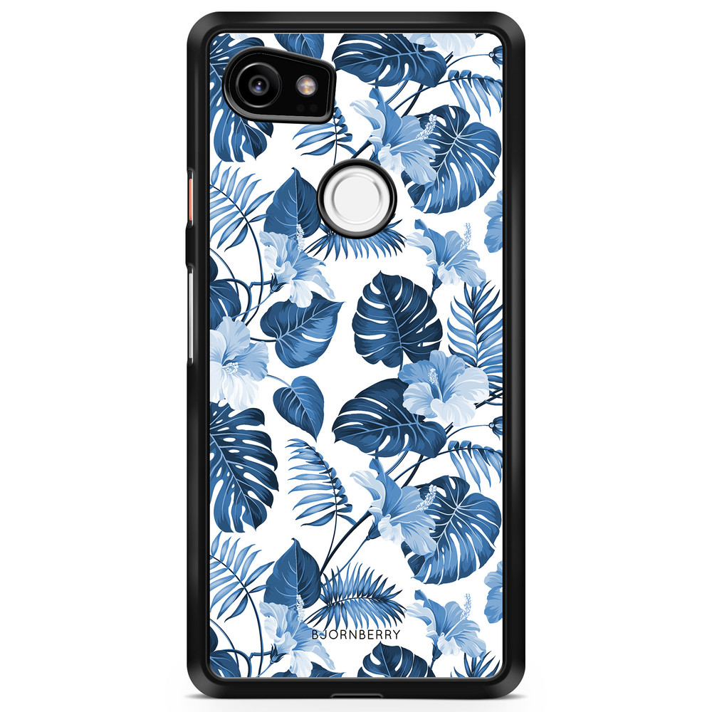 Google Pixel 2 XL Case - Blue Flowers
