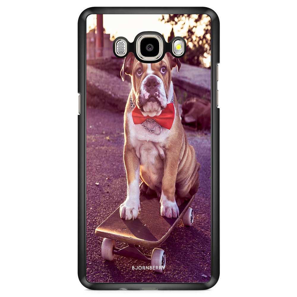 Samsung Galaxy J7 (2016) Case - Bulldog skateboard