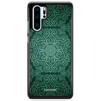 Huawei P30 Pro Case - Green Retro Pattern