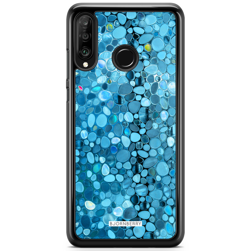 Huawei P30 Lite Case - Stained Glass Blue