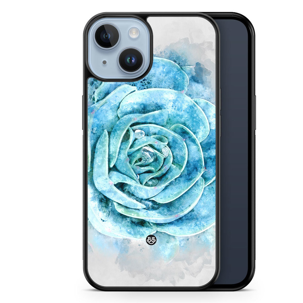 iPhone 14 Plus Case - Blue Cactus