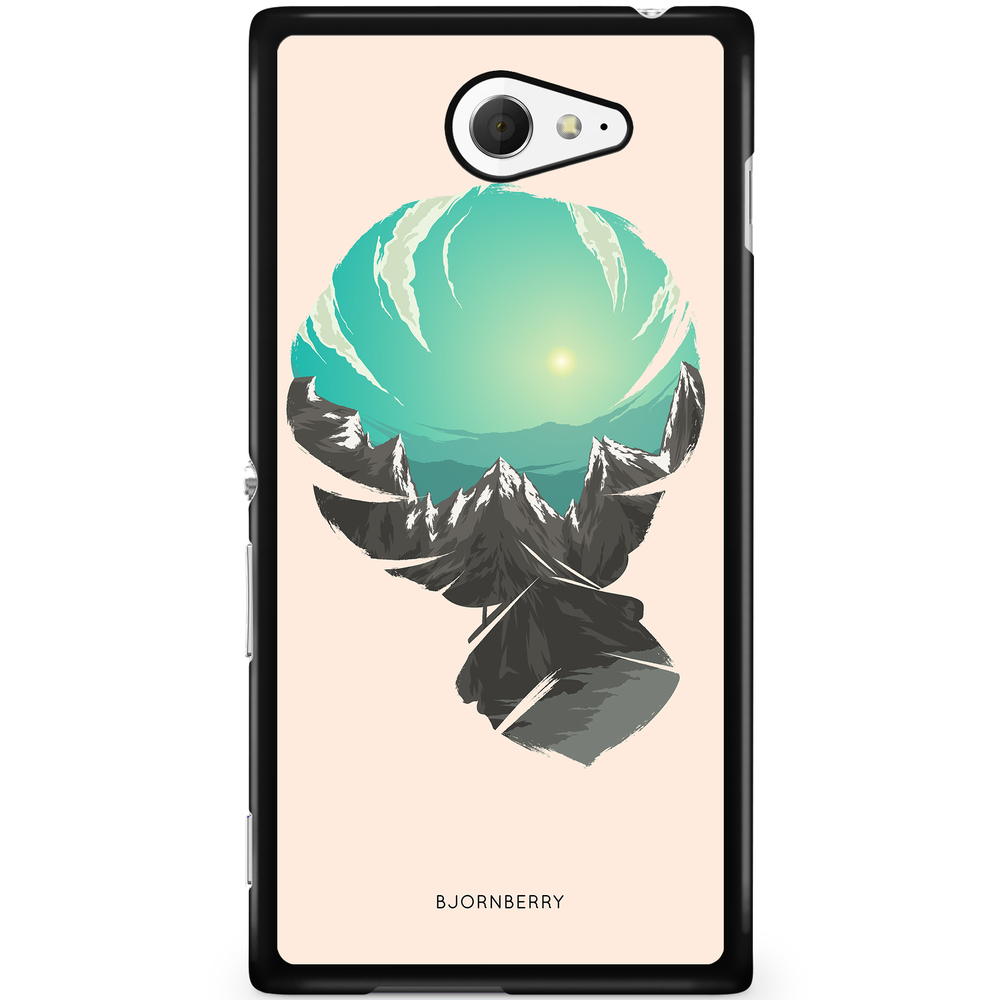 Sony Xperia M2 Aqua Case - Baloon Mountain