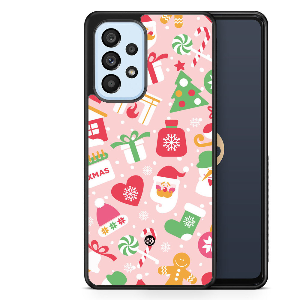 Samsung Galaxy A53 5G Case - Pink Christmas