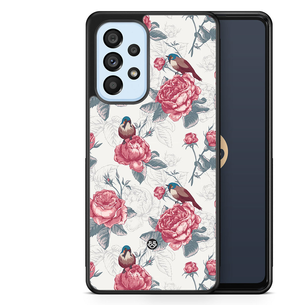 Samsung Galaxy A53 5G Case - Roses and Birds