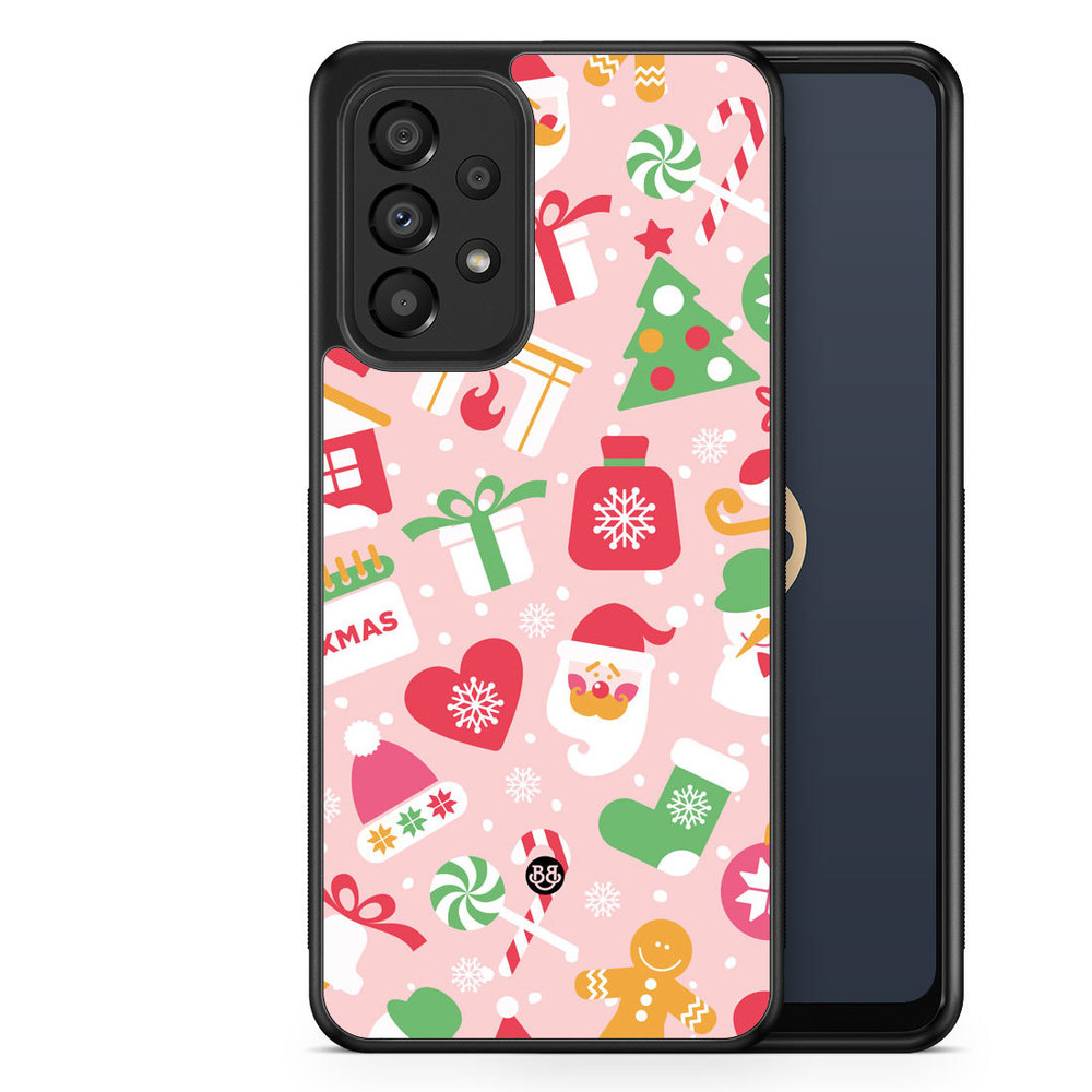 Samsung Galaxy A33 5G Case - Pink Christmas