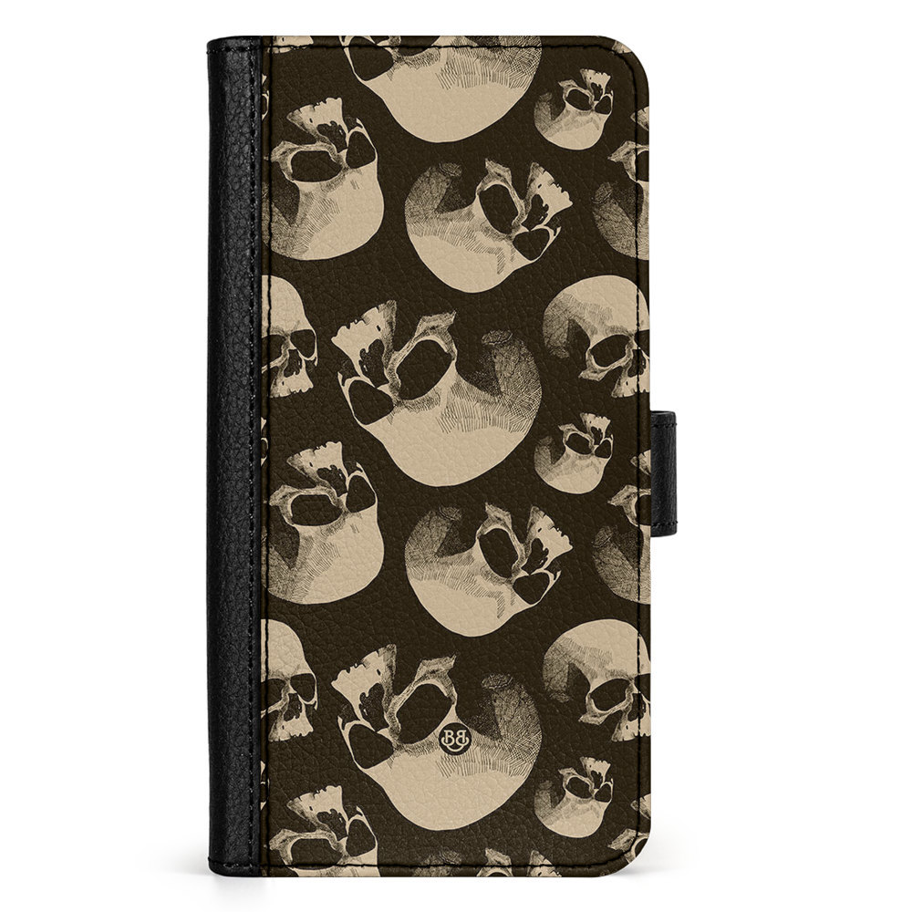 Xiaomi 13T Pro Wallet Case - Skull Pattern