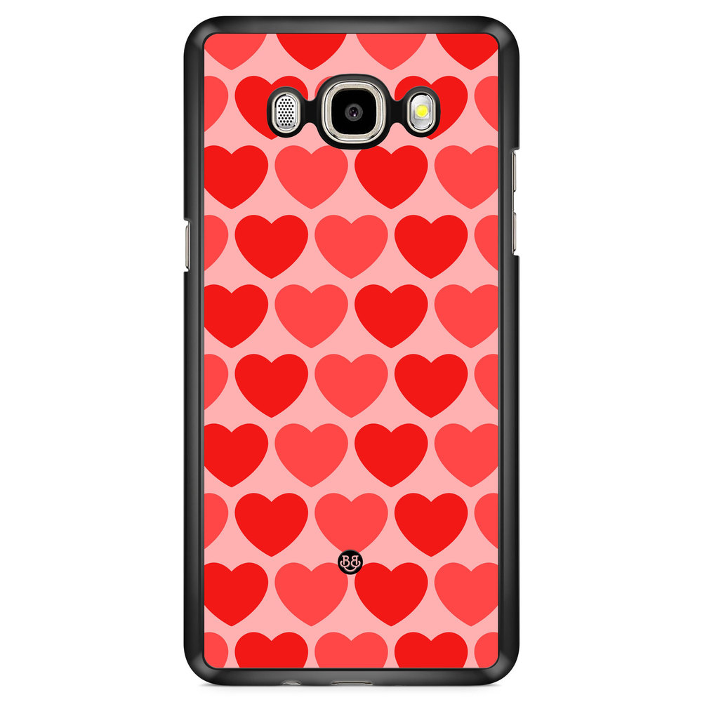 Samsung Galaxy J7 (2016) Case - Red Hearts