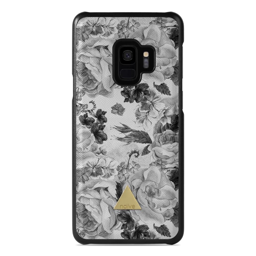Naive Samsung Galaxy S9 Case - Grey Roses