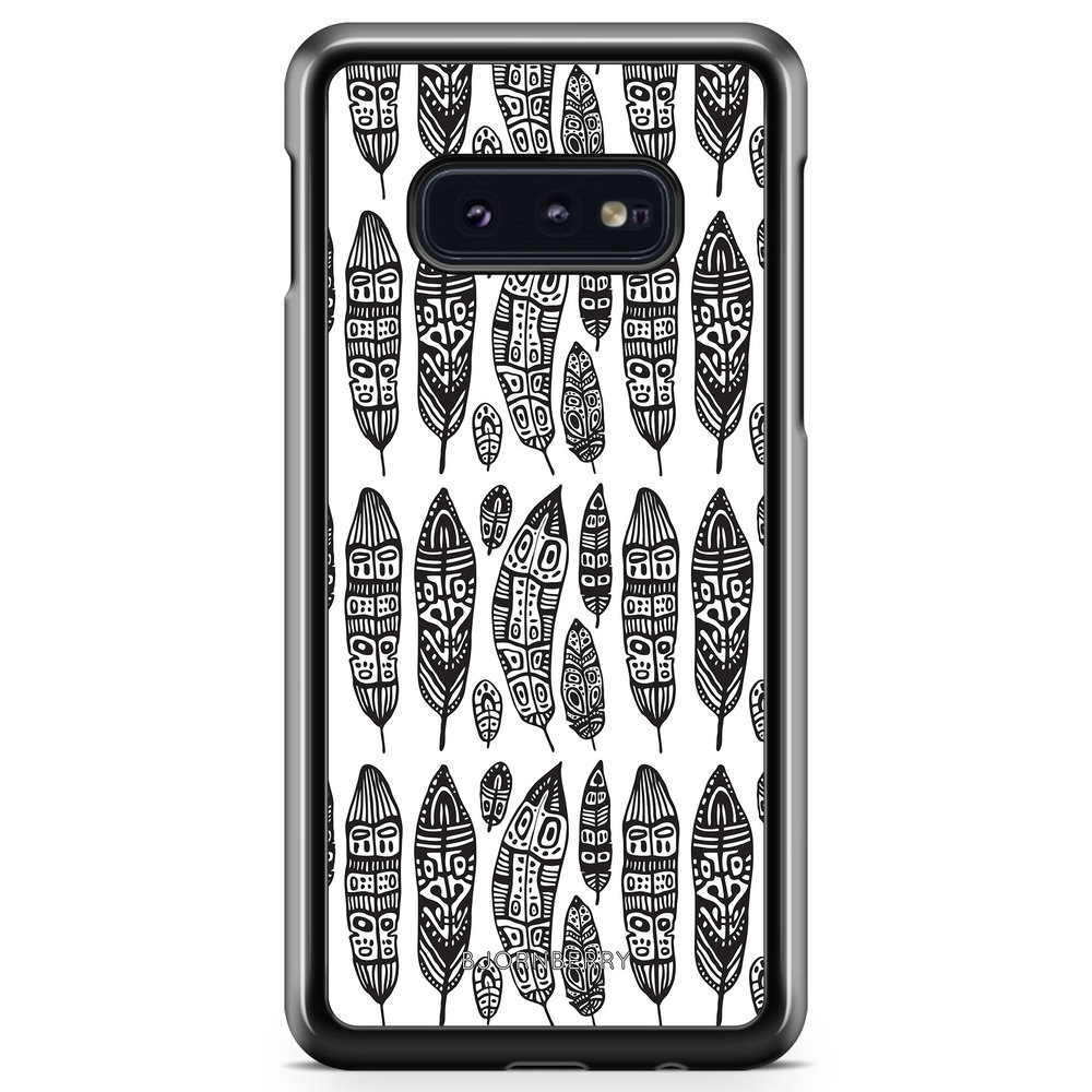 Samsung Galaxy S10e Case - Vintage Feathers
