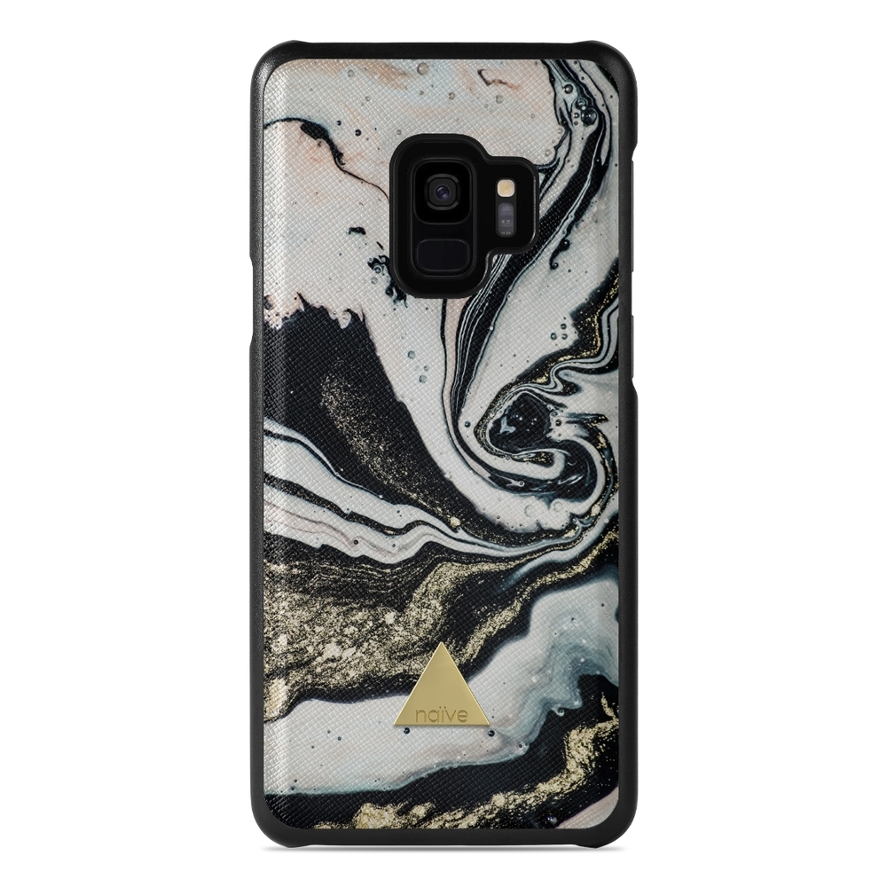 Naive Samsung Galaxy S9 Case - Golden Swirl