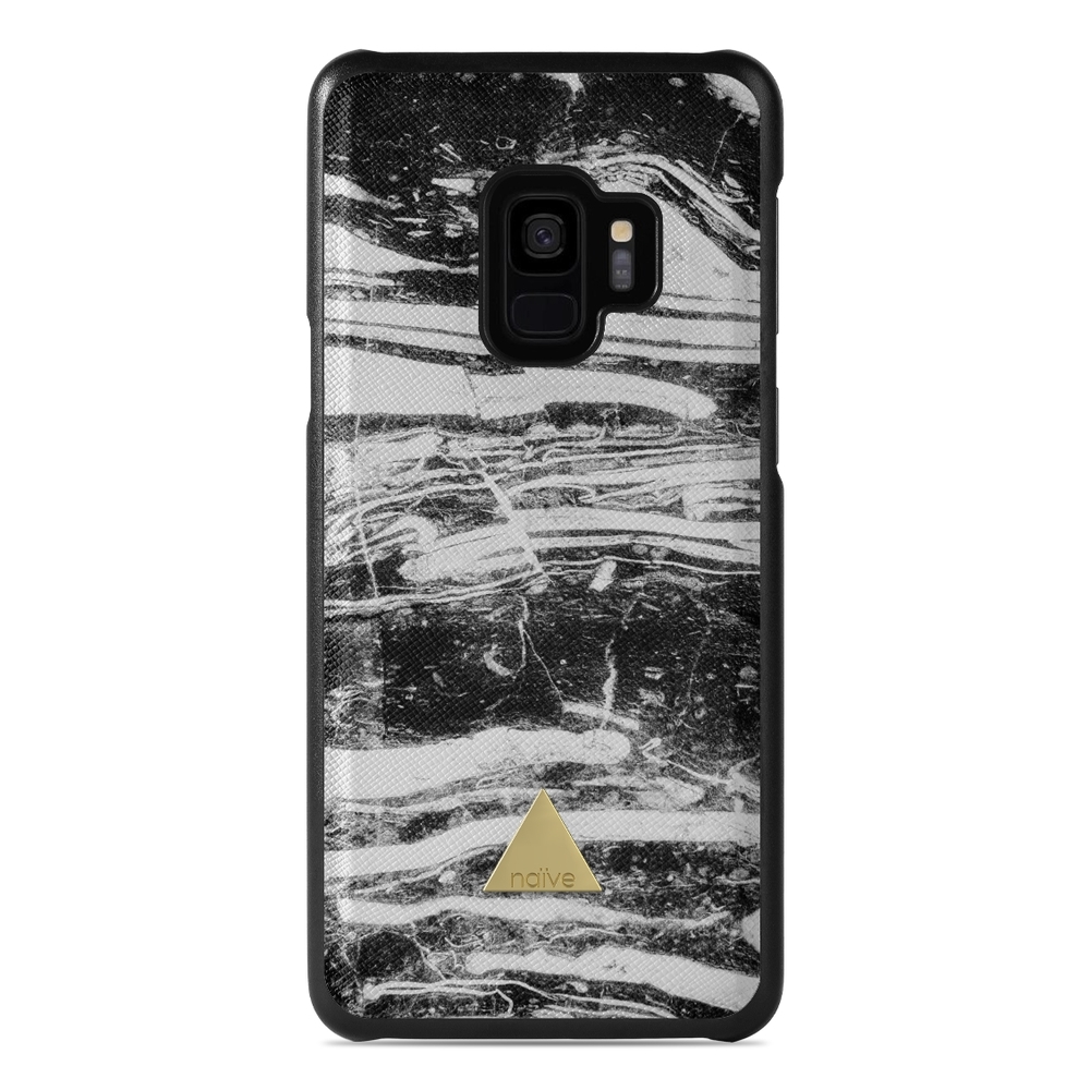 Naive Samsung Galaxy S9 Case - Black Storm