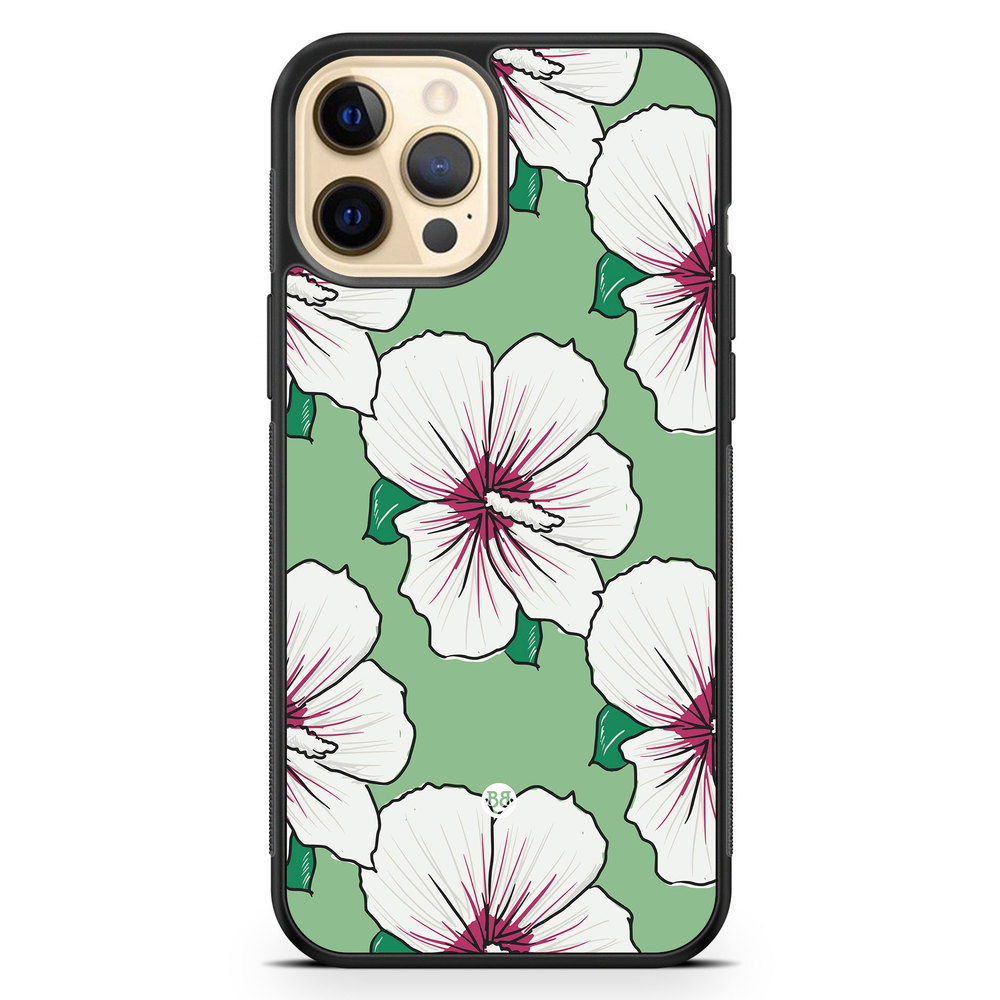 iPhone 12 Pro Max Case - Creamy White Flowers