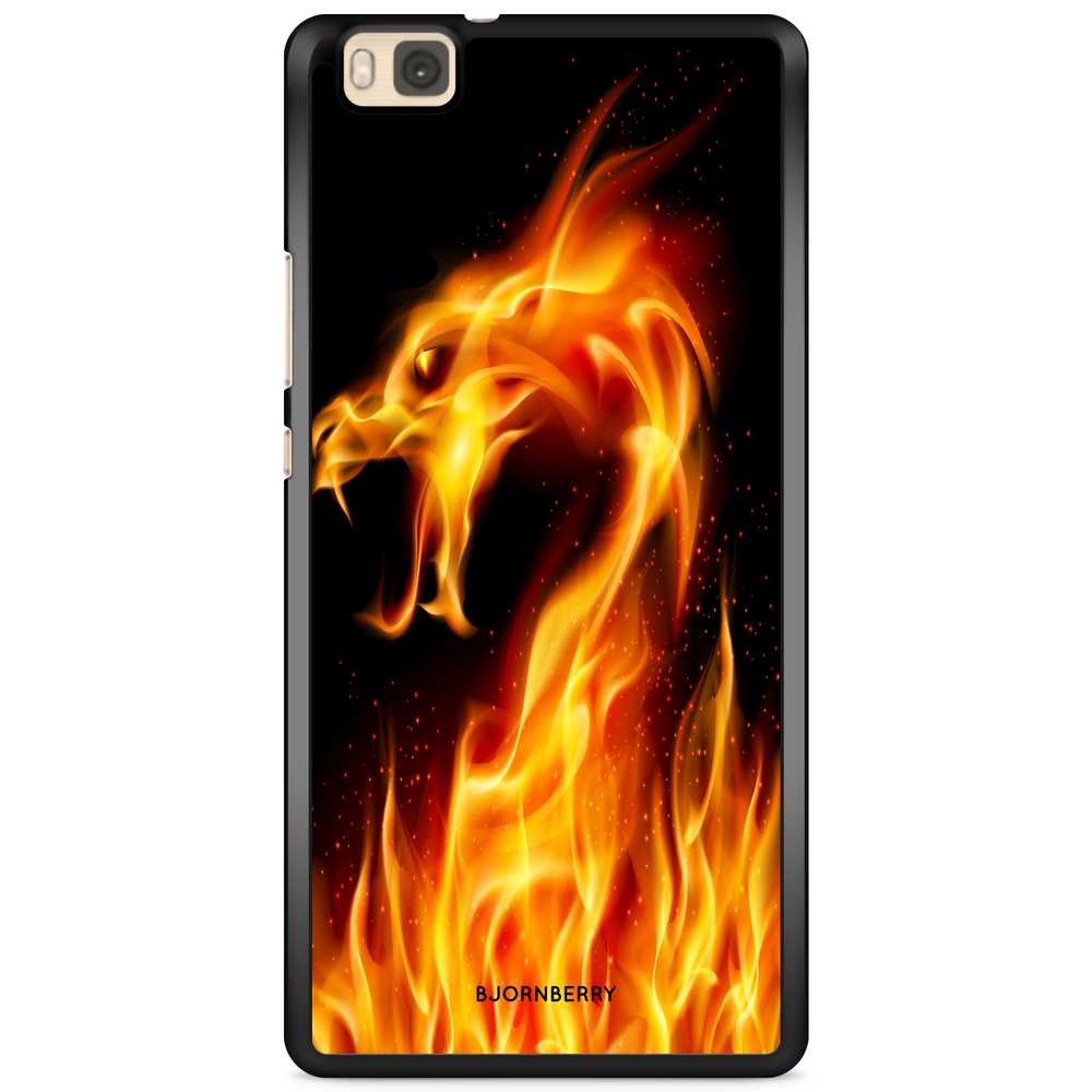 Huawei P8 Lite Case - Flames Dragon