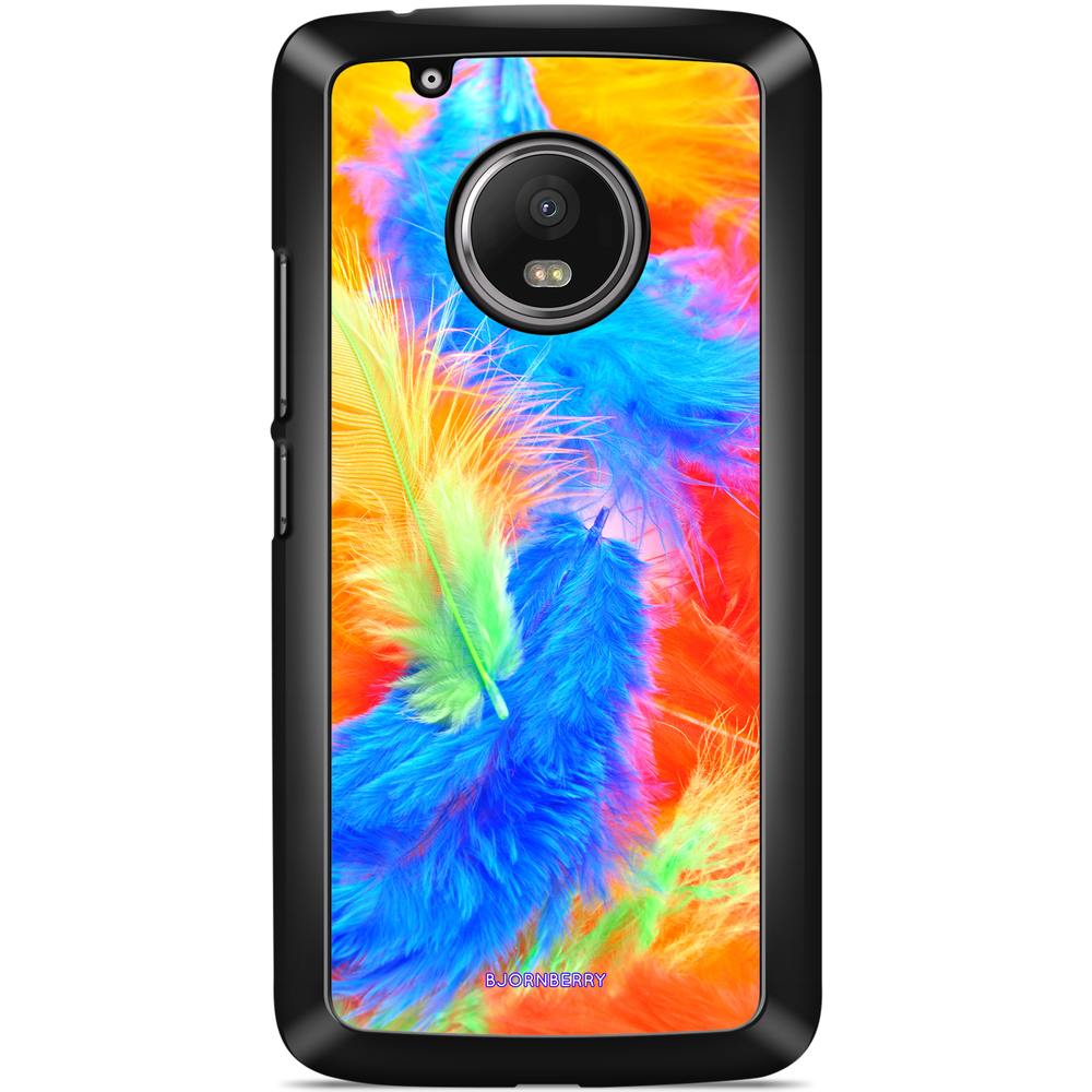 Moto G5 Plus Case - Easter Feathers