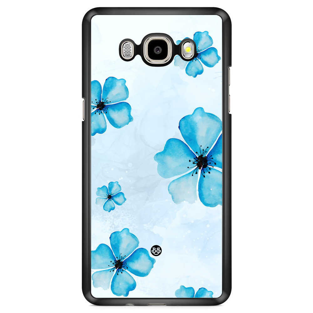 Samsung Galaxy J7 (2016) Case - WILD BLOOM - Blue Bloom