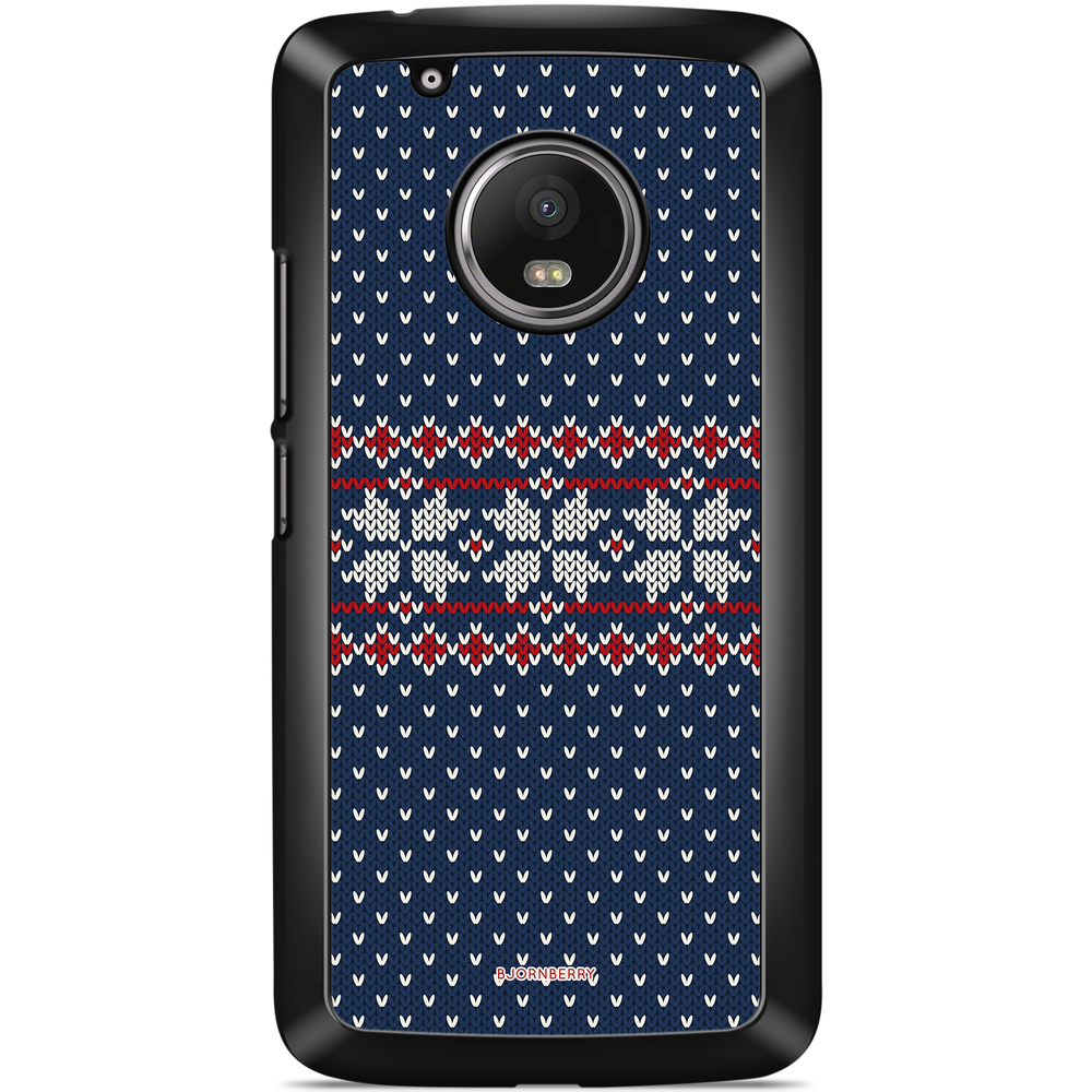 Moto G5 Plus Case - Knitted Xmas