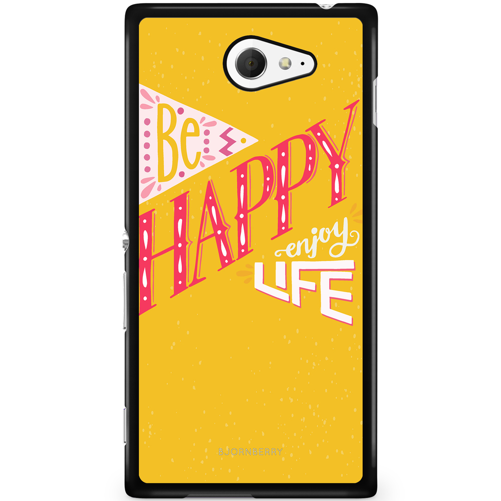 Sony Xperia M2 Aqua Case - Be Happy