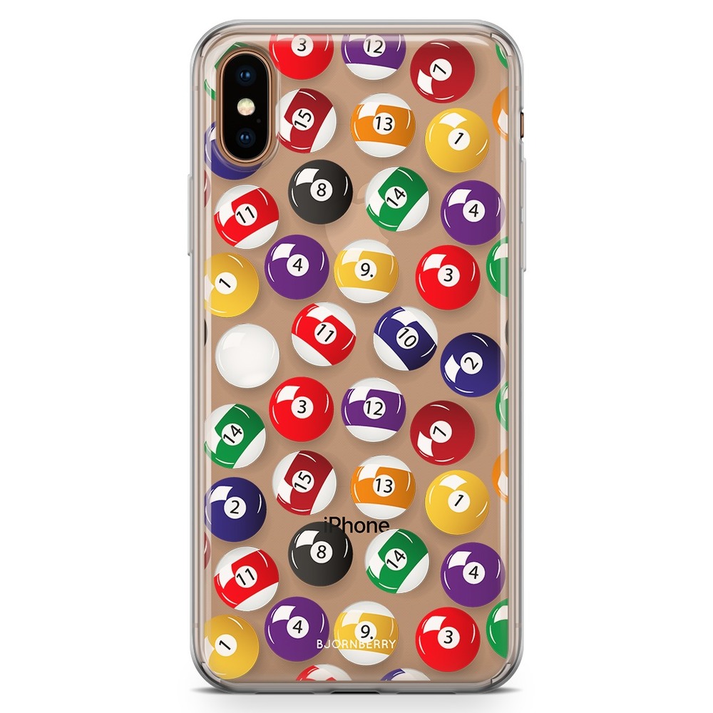 iPhone Xs Max Fashion Skal - Biljardbollar
