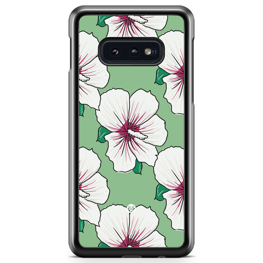 Samsung Galaxy S10e Case - Creamy White Flowers