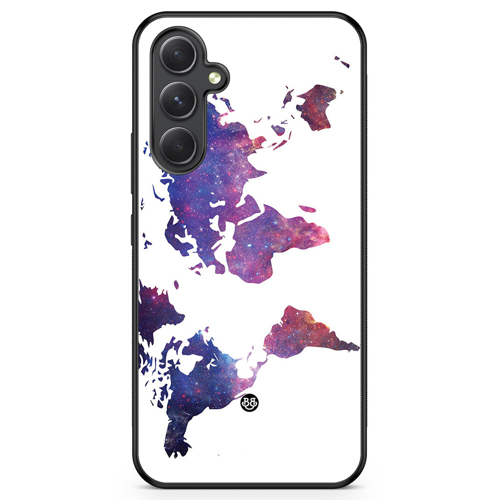 Samsung Galaxy A54 5G Case - World Map Space