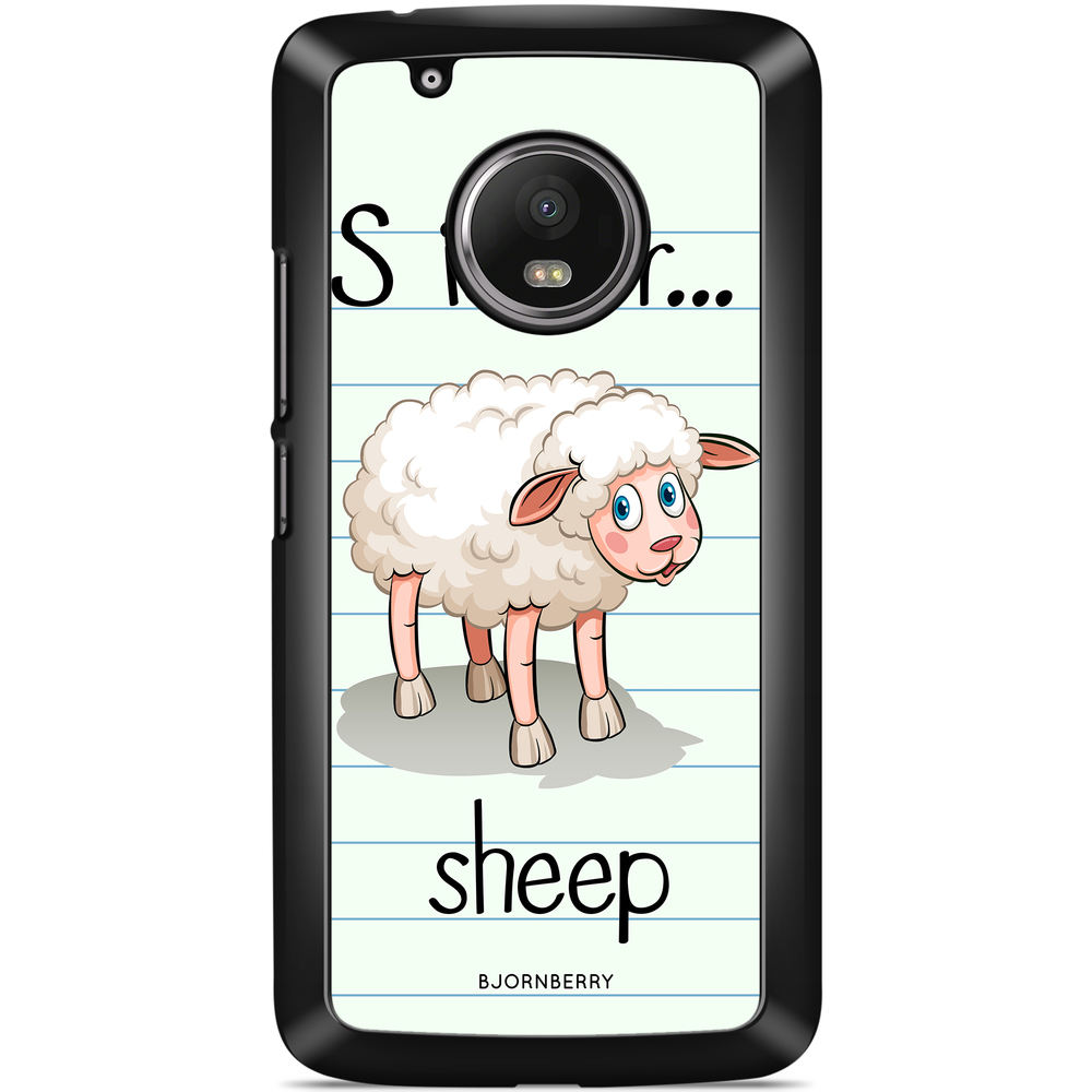 Motorola/Lenovo Moto G5 Case - S is for Sheep