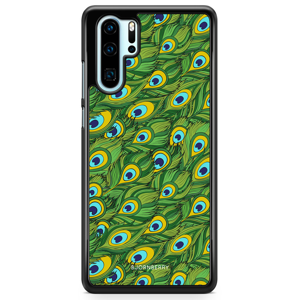 Huawei P30 Pro Case - Peacock Pattern