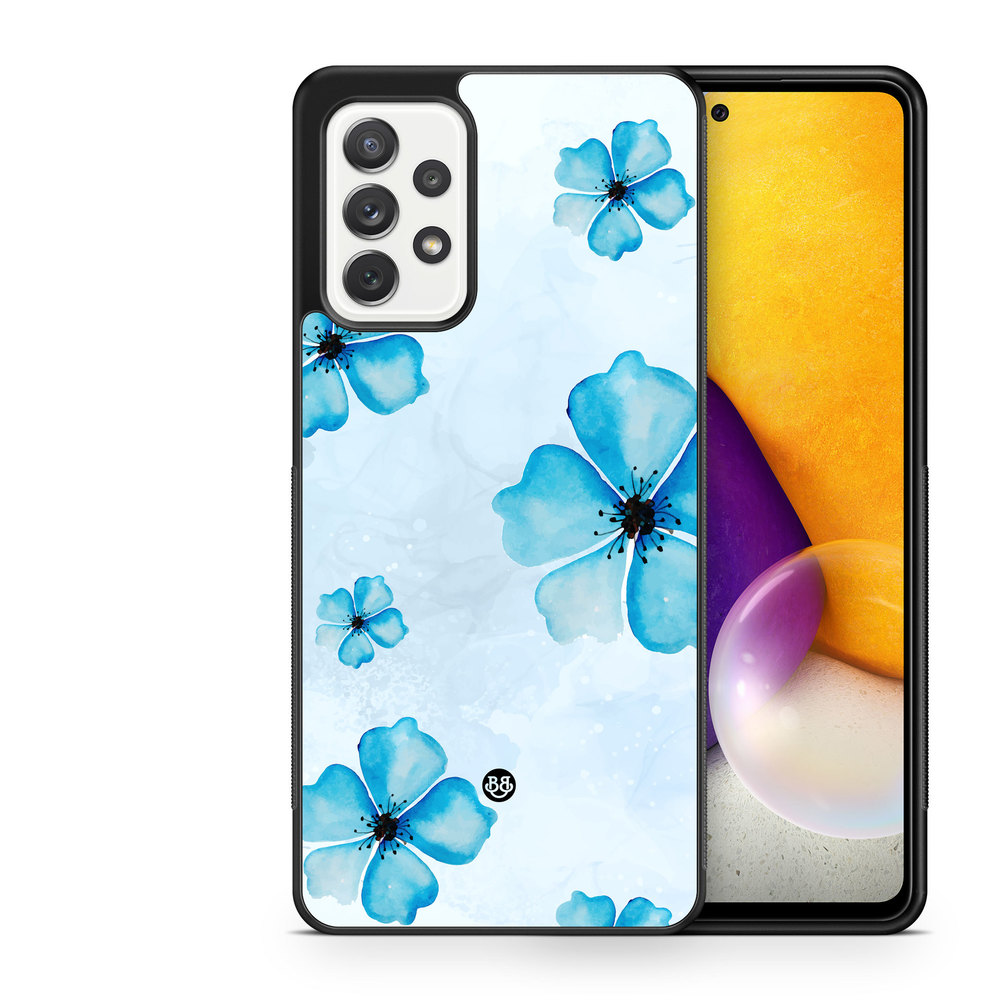 Samsung Galaxy A52/A52s 5G Case - WILD BLOOM - Blue Bloom