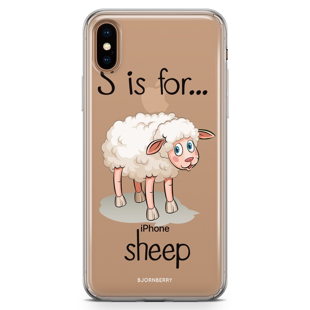 iPhone Xs Max Fashion Case - S is for Sheep