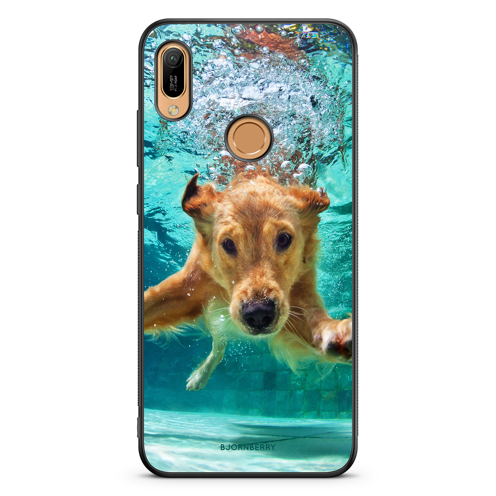 Huawei Y6 2019 Case - Dog Underwater