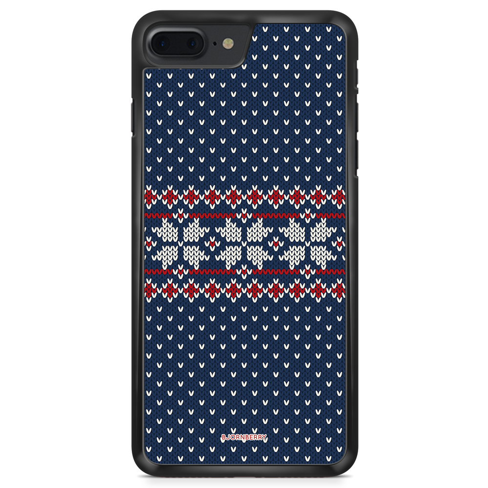 iPhone 8 Plus Case - Knitted Xmas