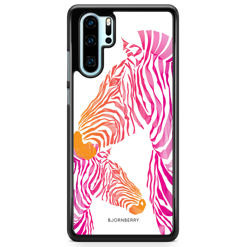 Huawei P30 Pro Case - Pink Zebras
