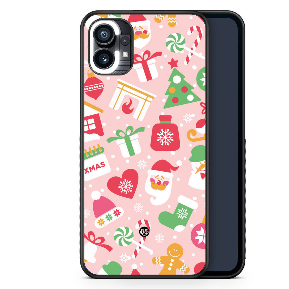 Nothing Phone (1) Case - Pink Christmas