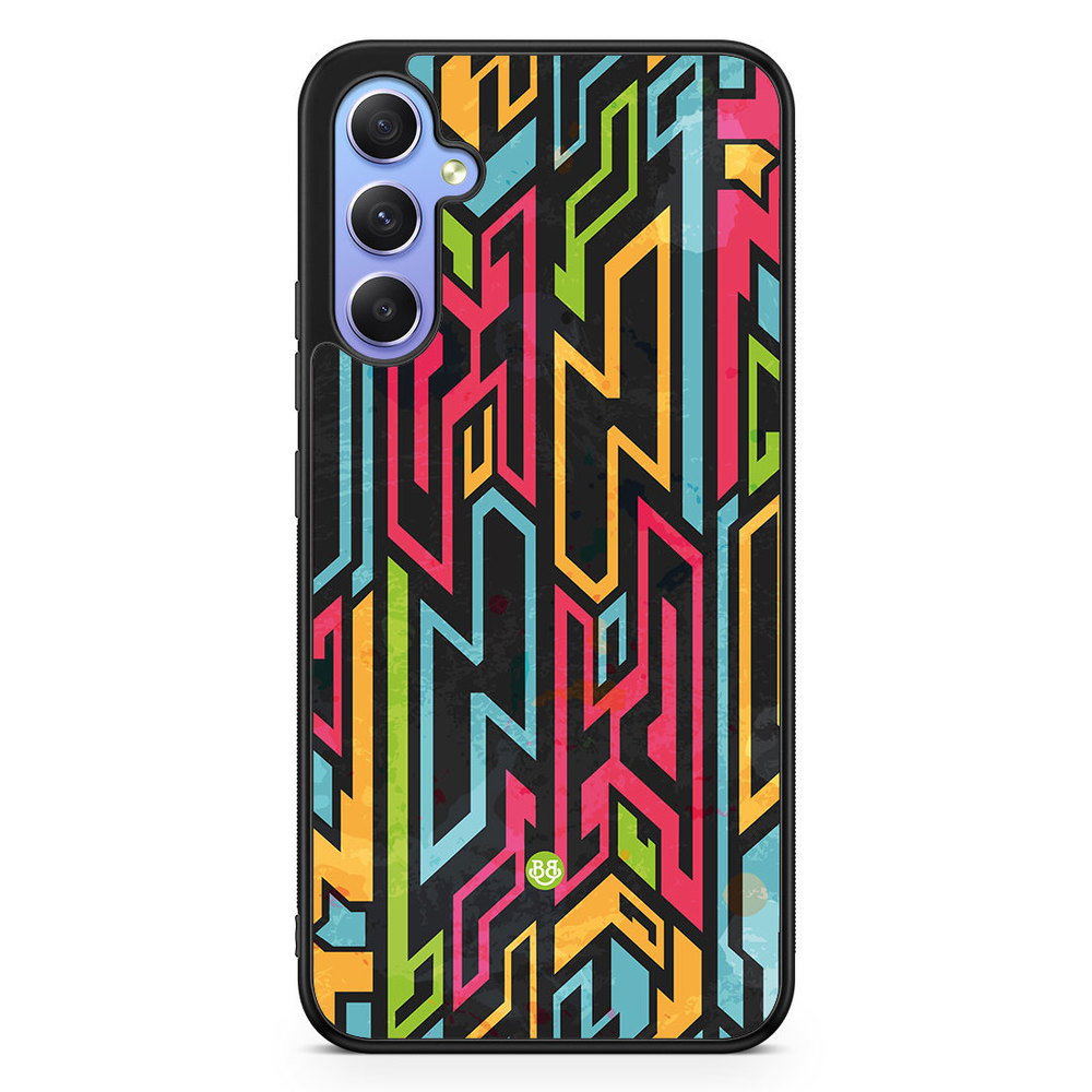 Samsung Galaxy A34 5G Case - Colored Tribal