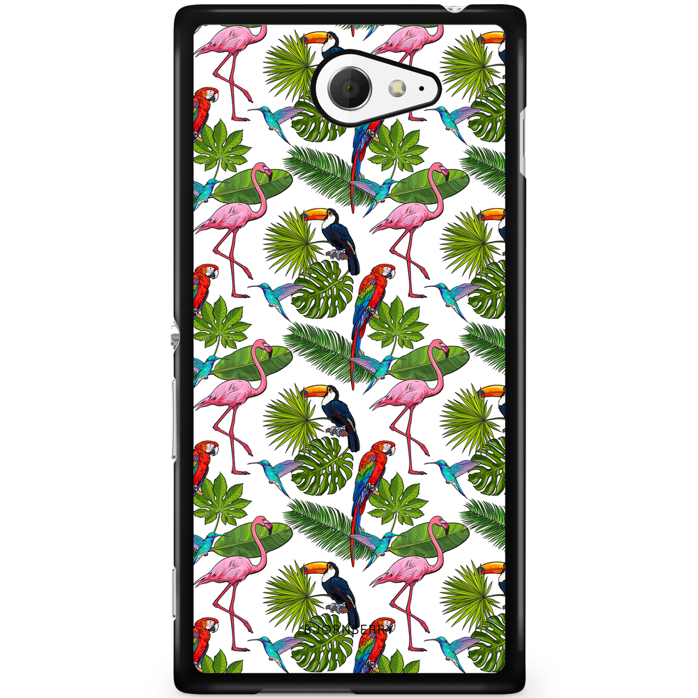 Sony Xperia M2 Aqua Case - Tropical Pattern