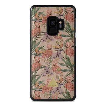 Naive Samsung Galaxy S9 Case - Flamingos & Flowers