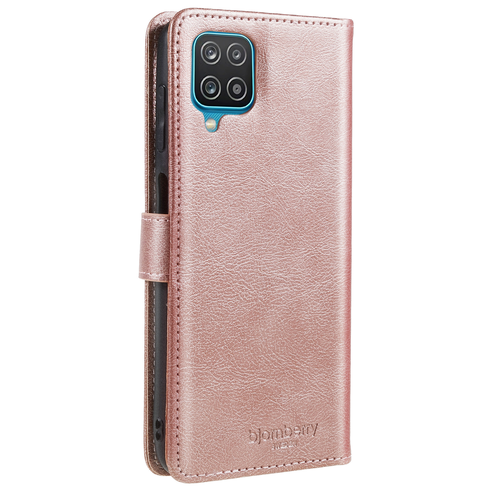 Samsung Galaxy A12 Magnet Wallet Case MONOGRAM - Pink - 4