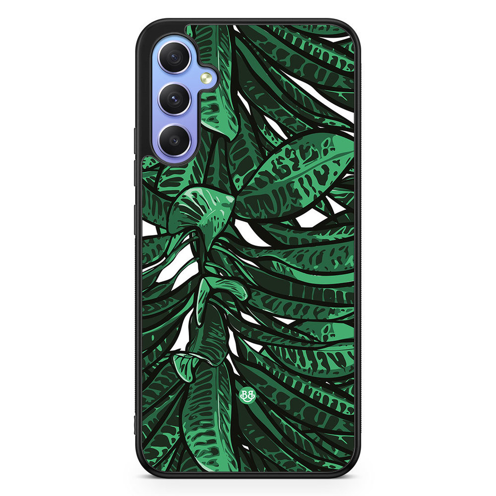 Samsung Galaxy A34 5G Case - Tropical leaves