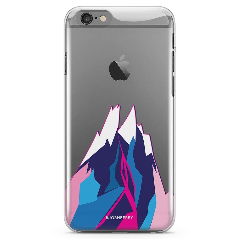 iPhone 6/6s TPU Case - Pink Mountain