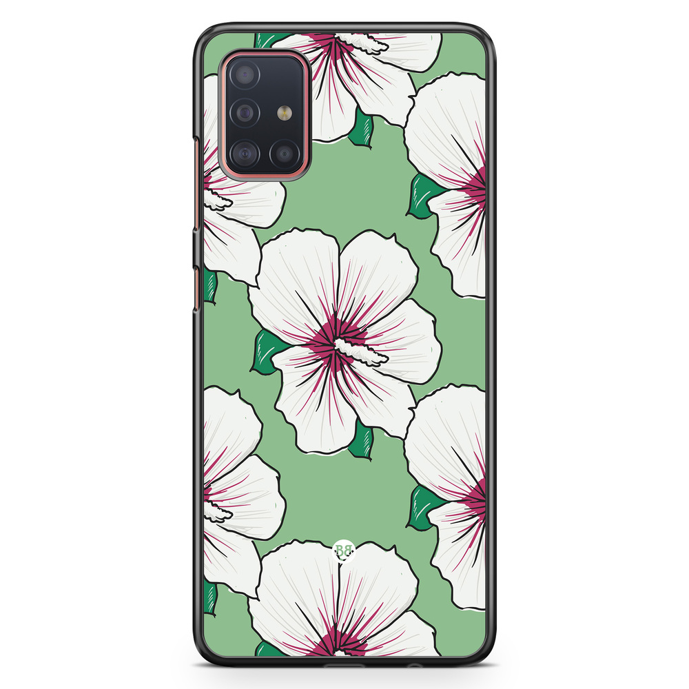 Samsung Galaxy A51 Case - Creamy White Flowers