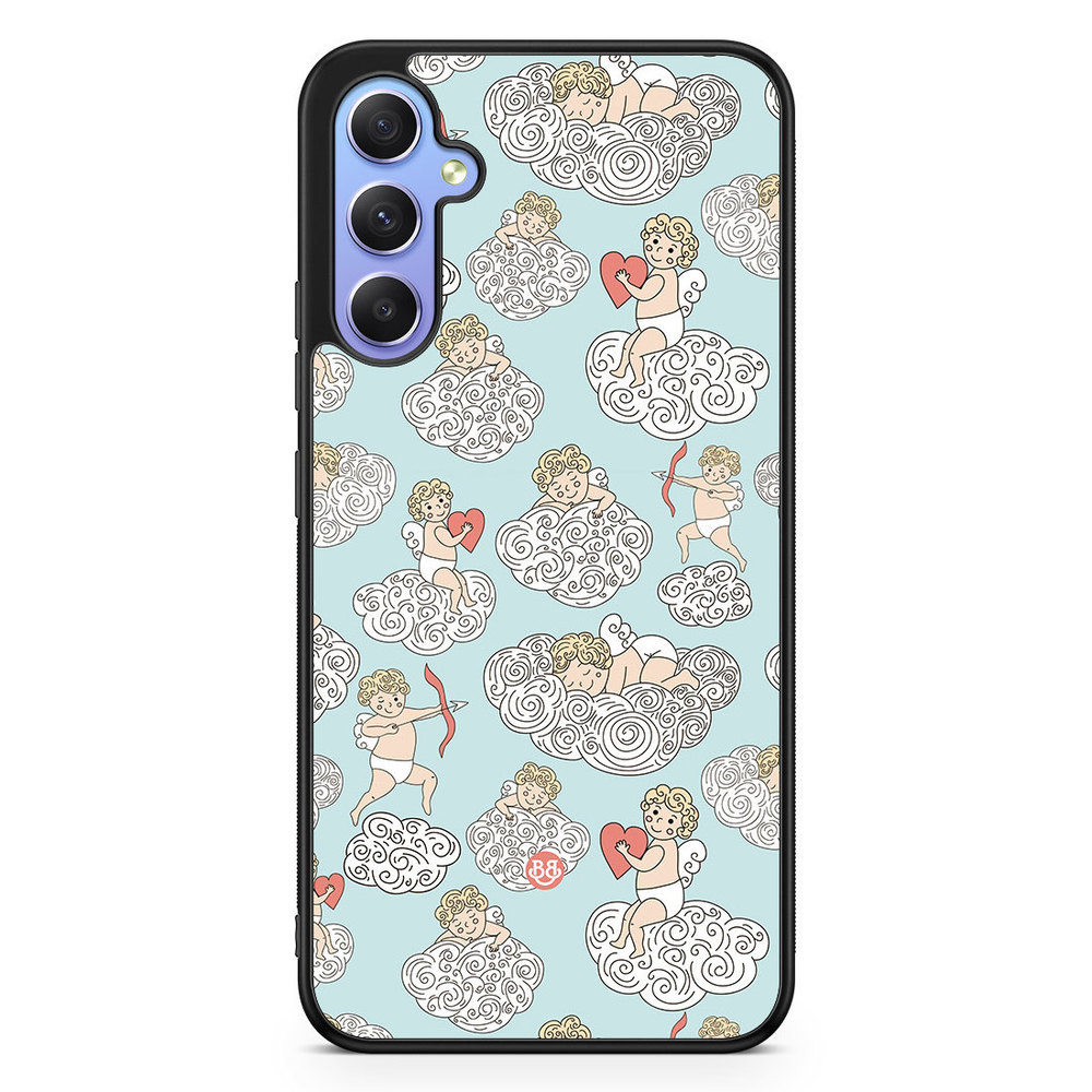 Samsung Galaxy A34 5G Case - Angels and Clouds